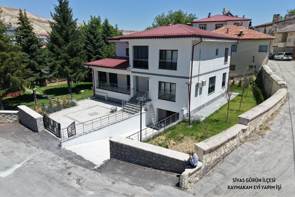 Sivas Gürün İlçesi Kaymakam Evi Yapım İşi